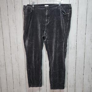 J. Jill Women's Straight Leg Pants in Charcoal Gray